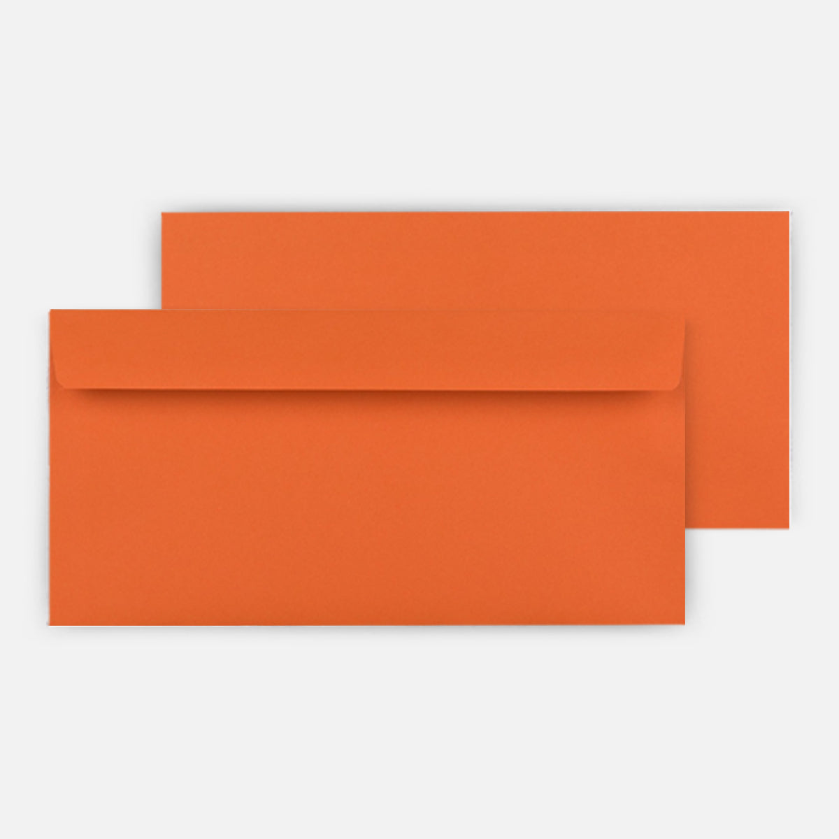 Hochwertiger Briefumschlag in Orange DIN lang